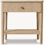Delphine Reeded Open Nightstand