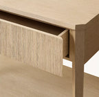 Delphine Reeded Open Nightstand