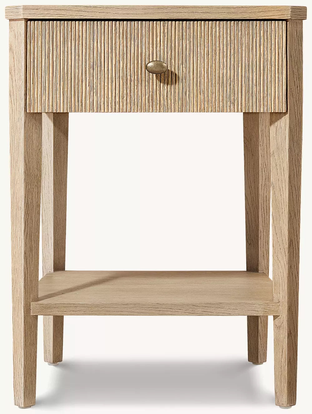 Delphine Reeded Open Nightstand
