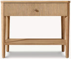Delphine Reeded Open Nightstand