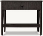 Delphine Reeded Open Nightstand