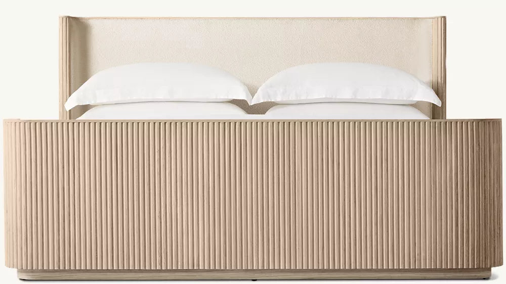 Byron Fabric Shelter Bed With Footboard