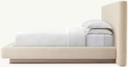 Mulholland Extended Fully Upholstered Fabric Panel Bed
