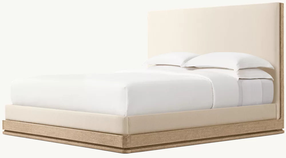 Ligné Fabric Panel Bed
