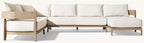 Balmain Teak Customizable Sectional