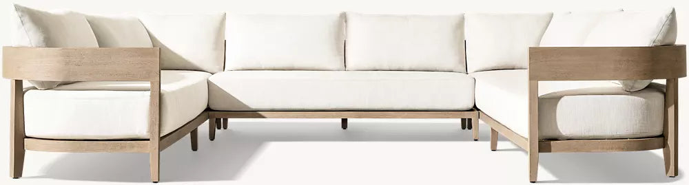 Balmain Teak Customizable Sectional