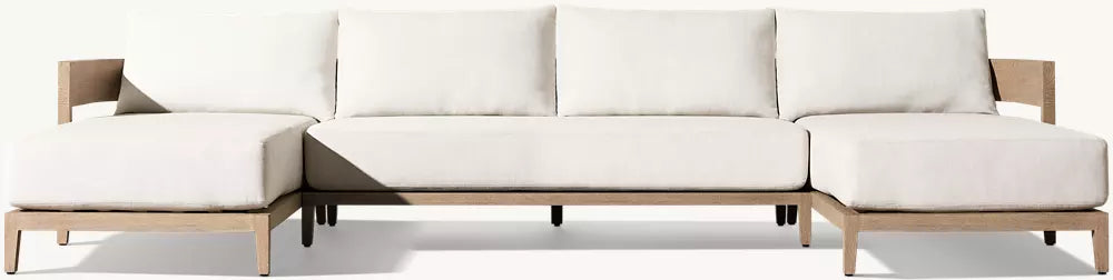 Balmain Teak Customizable Sectional