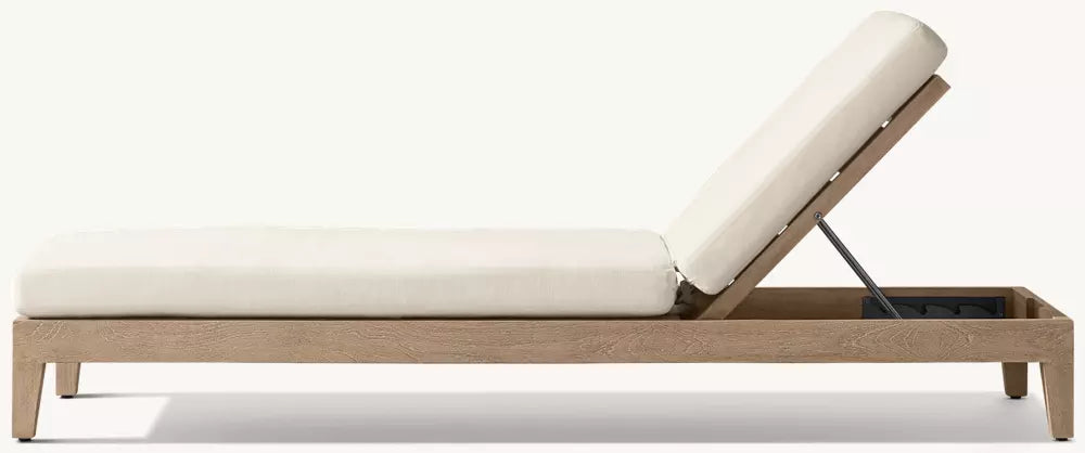 Balmain Teak Adjustable Chaise