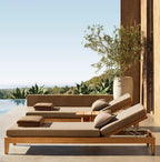 Balmain Teak Adjustable Chaise