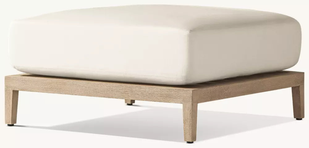 Balmain Teak Ottoman