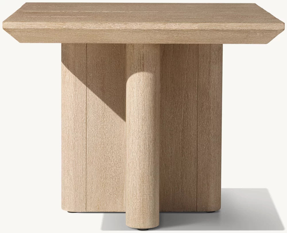 Balmain Teak Square Side Table