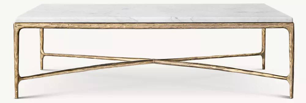 Thaddeus Marble Rectangular Coffee Table