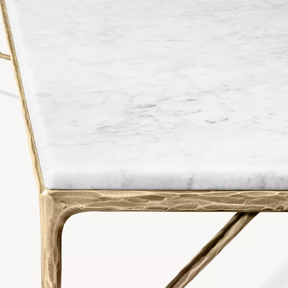 Thaddeus Marble Rectangular Coffee Table