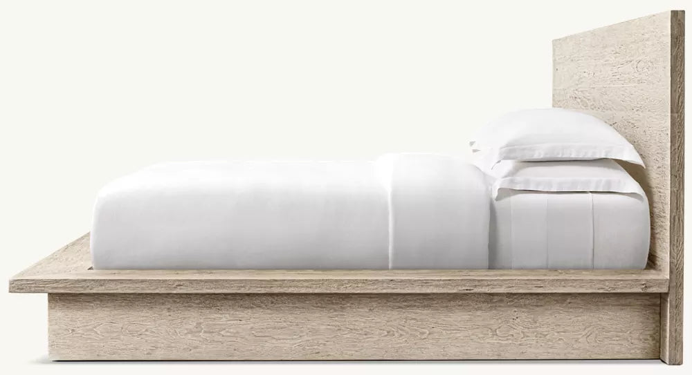Drifted Reclaimed Oak Panel Bed