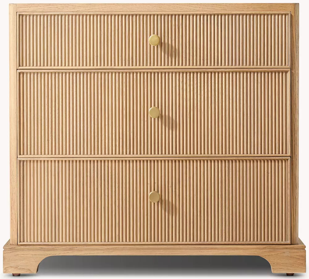 Genevieve Reeded Closed Nightstand