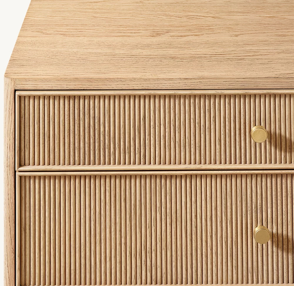 Genevieve Reeded Closed Nightstand
