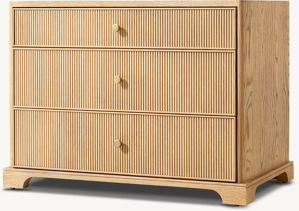 Genevieve Reeded Closed Nightstand