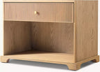 Genevieve Reeded Open Nightstand