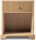 Genevieve Reeded Open Nightstand