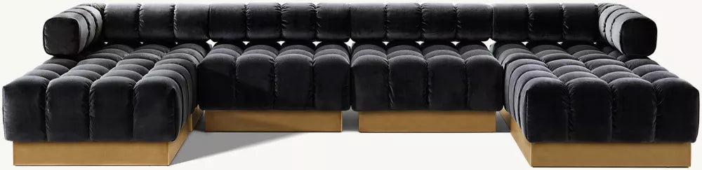 Harvey Probber Deep Tuft Modular Customizable Sectional
