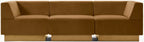 Harvey Probber Cubo Raked Modular 3-Piece Sofa