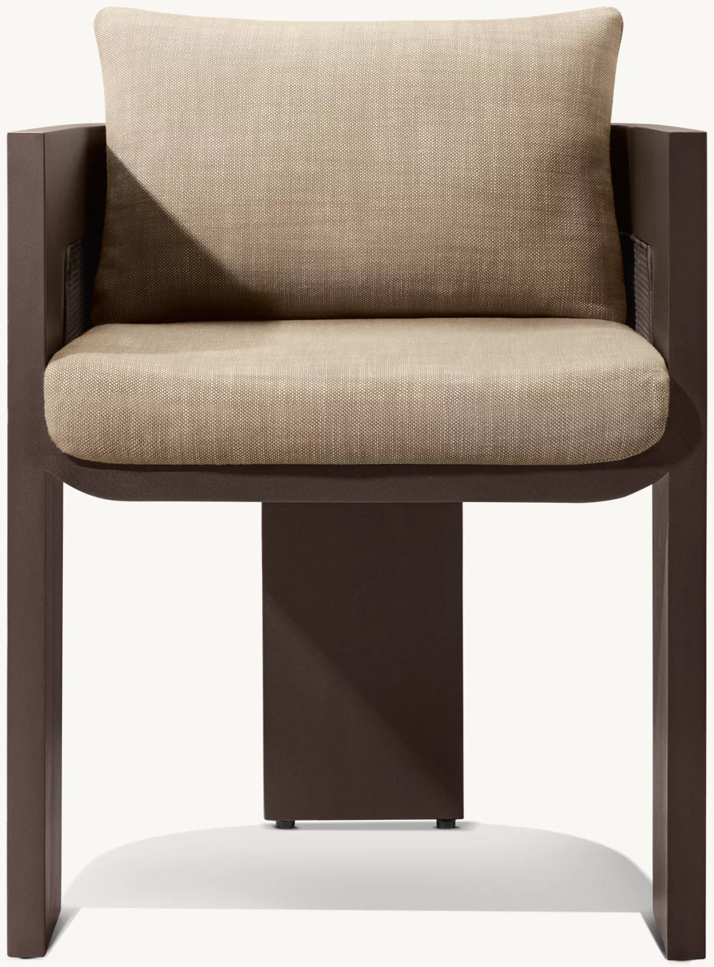 Sedona Cane Aluminum Dining Armchair