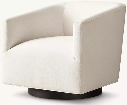1950s Italian Shelter Arm Swivel Chair