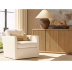 Oliver Track Arm Swivel Chair
