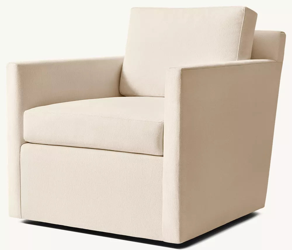Oliver Track Arm Swivel Chair