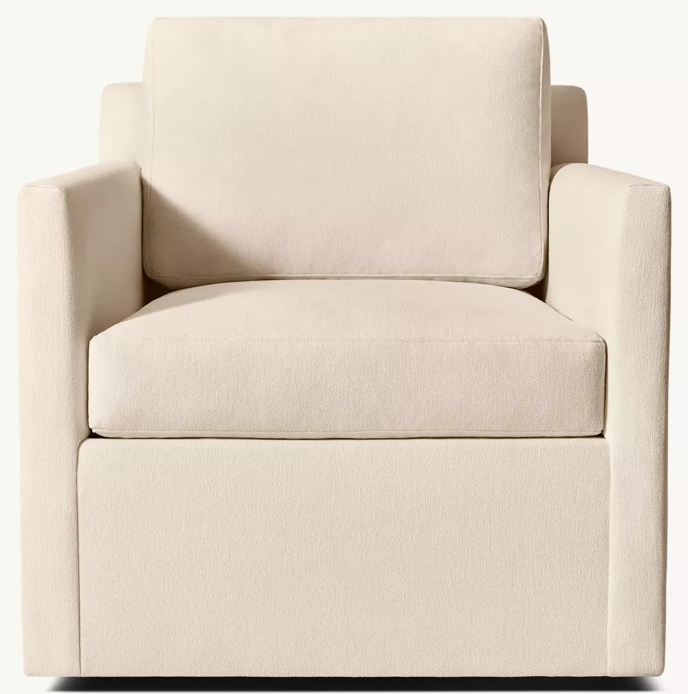 Oliver Track Arm Swivel Chair