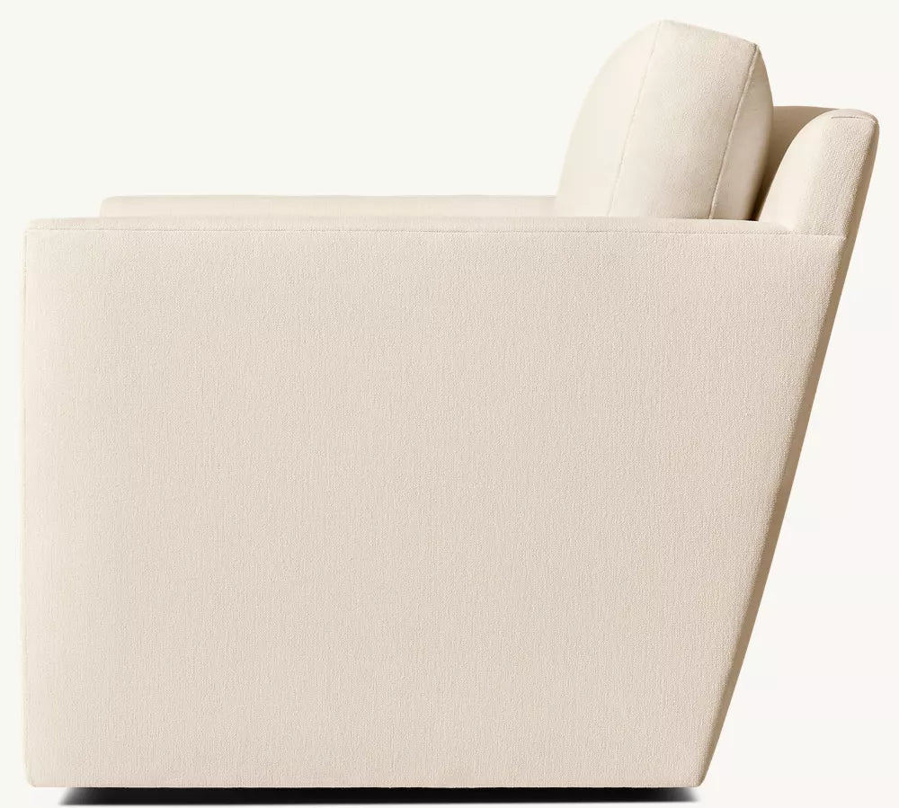 Oliver Track Arm Swivel Chair