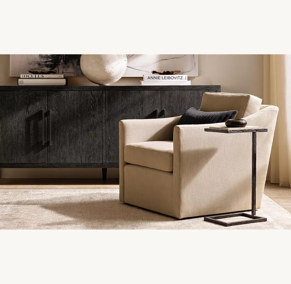 Oliver Slope Arm Swivel Chair