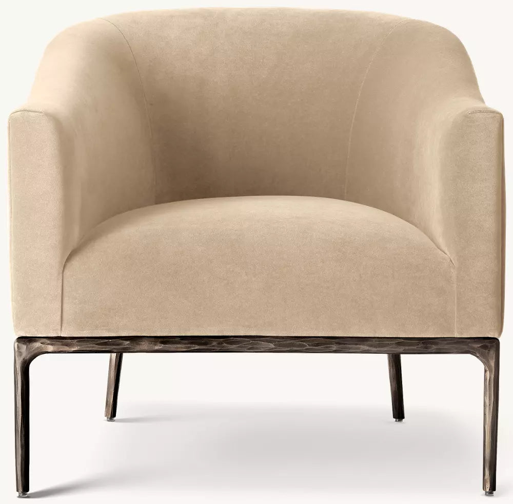 Thaddeus Barrelback Slope Arm Chair