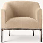 Thaddeus Barrelback Slope Arm Chair
