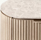 Byron Emperador Closed Nightstand