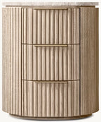 Byron Emperador Closed Nightstand