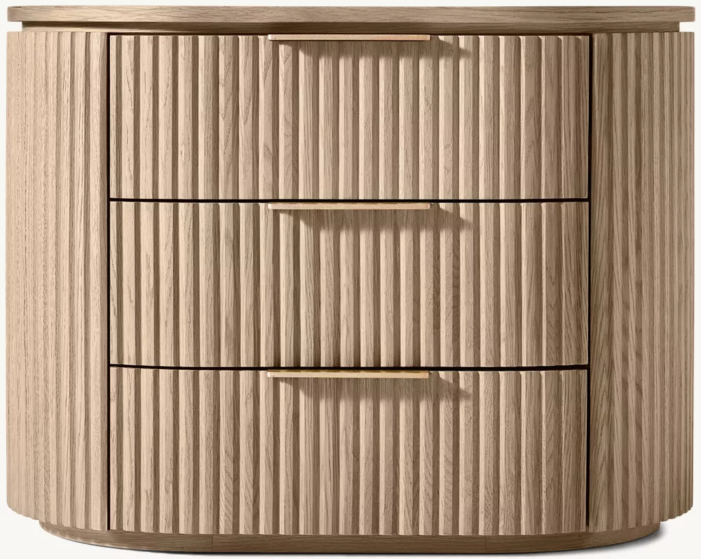 Byron Emperador Closed Nightstand