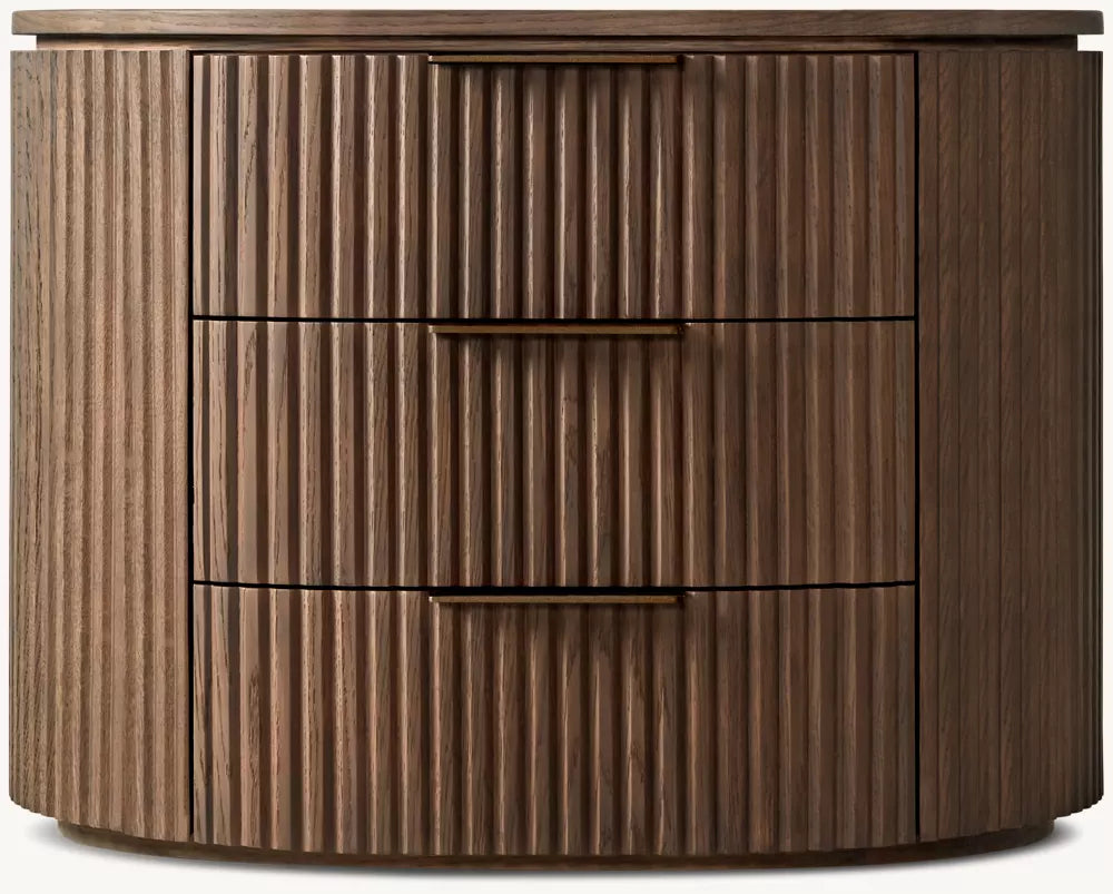 Byron Emperador Closed Nightstand