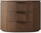 Byron Emperador Closed Nightstand