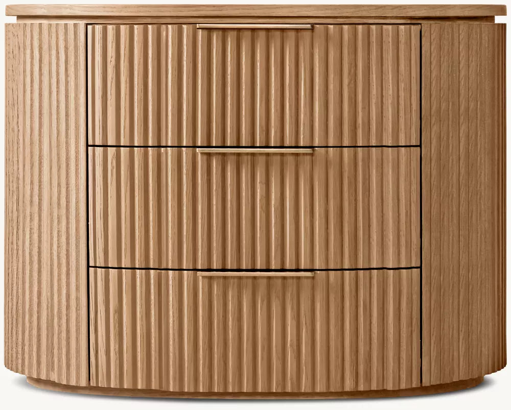 Byron Emperador Closed Nightstand